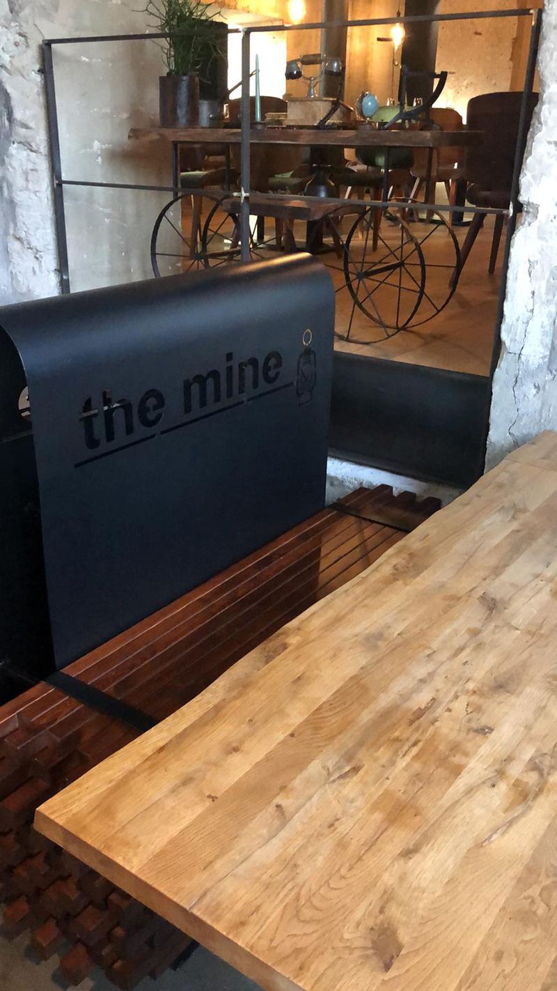 the mine